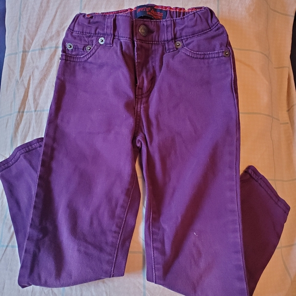 levi purple jeans